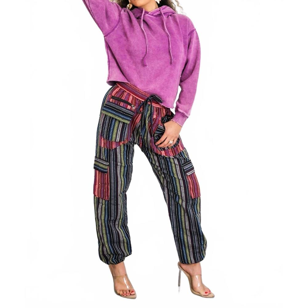 NEW SURELYMINE vintage wash relaxed fit pullover hoodie in purple